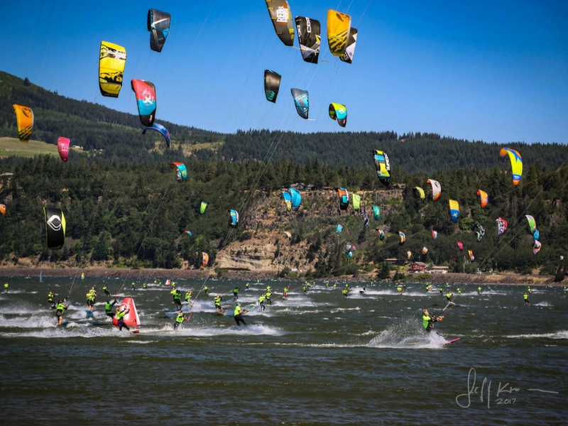 Kiting the Columbia