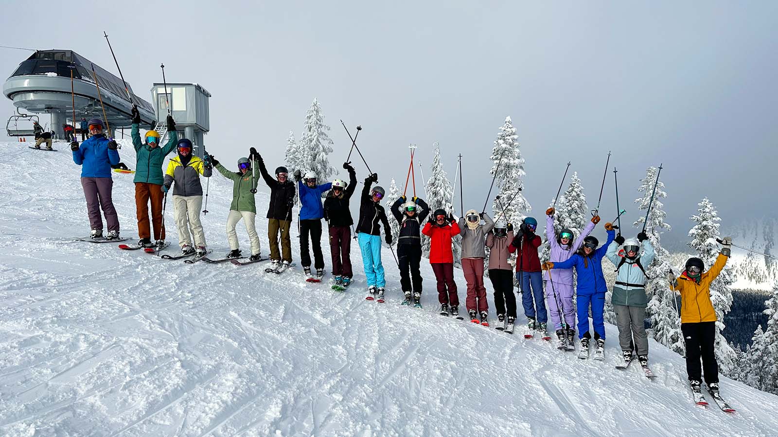 large group ski