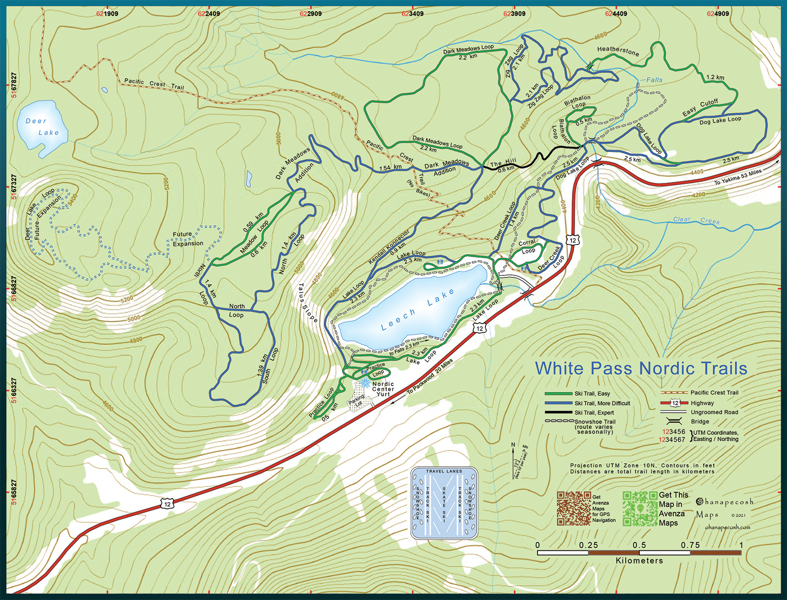 nordic trail map