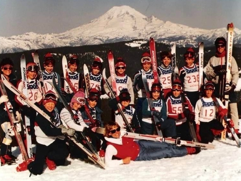 vintage ski racers